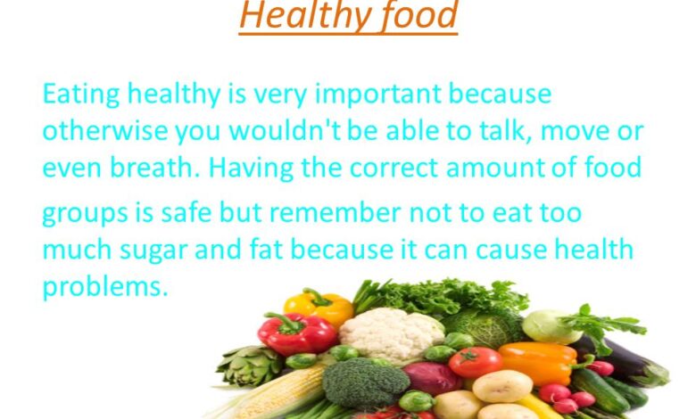 Why is It Important to You to Eat Healthy Food