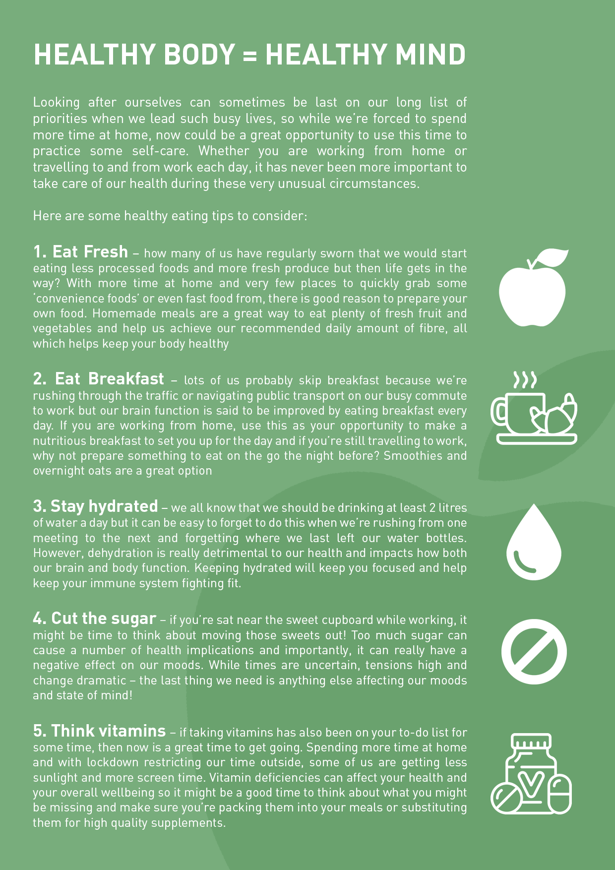 Importance of Healthy Body And Healthy Mind